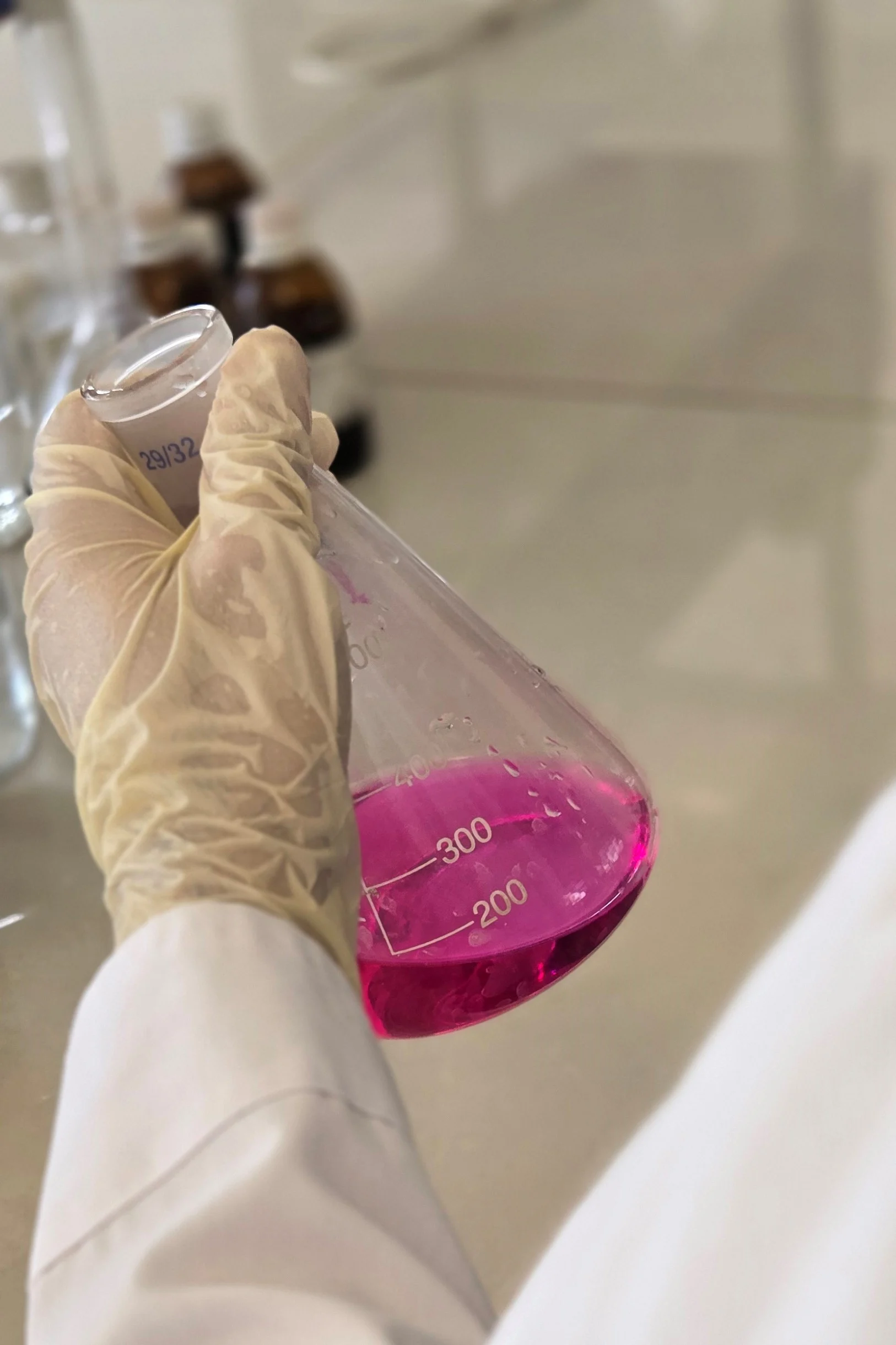 Rose water testing