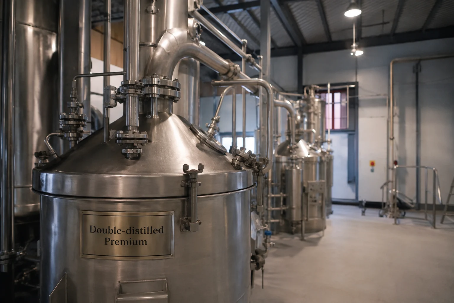 Rose water and herbal infusions production factory
