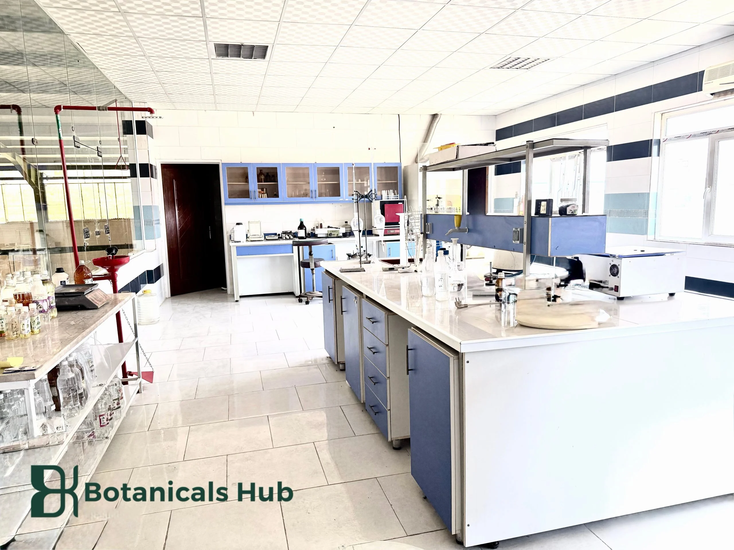 Botanicals Hub Factory's Specialized Laboratory for Rose Water and Distillates